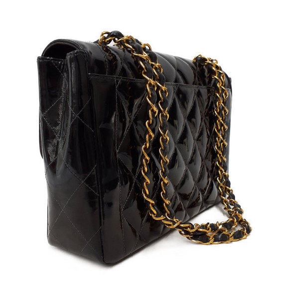 Chanel Matelasse Chain Shoulder Bag Patent Leather - Picture 2 of 8